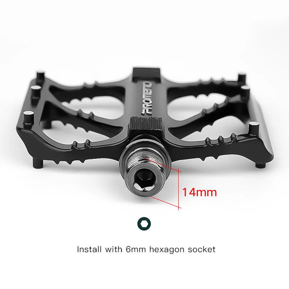 1 Pair Bicycle Pedals | Mountain & Road Bike Anti-Slip Bearing Pedals