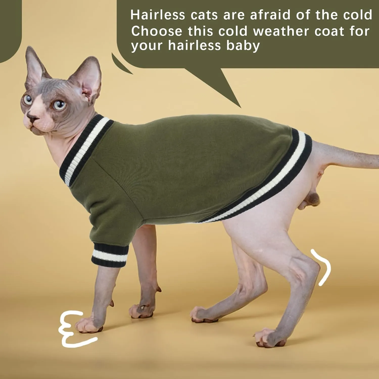 FUAMEY Dog Pullover SweatshirtDog Winter Sweaters Warm Dog Clothes Dog Vest Thick Puppy Pullover Soft Pet Fleece Sweater Cute Doggie Boy Girl Outfit for Small Medium Dogs Green M
