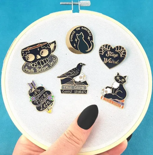 Jubly Umph Lapel Pin • Death Before Decaf