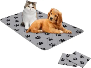 SPXTEX Dog Crate Pads Dog Pee Pads Rugs Washable Dog Pads, Non Slip Puppy Pee Pads for Small Dogs, Waterproof Pet Pad Rug, Dog Whelping Training Pads for Dogs, 2 Pieces, 24"x36"